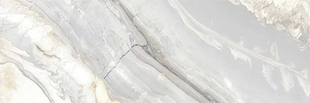 Настенная плитка ALMA Ceramica TWU93MGC64R Magic 90x30 серая глянцевая под камень