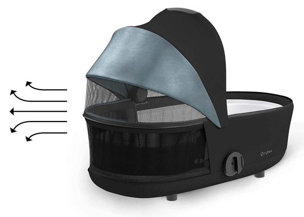 Коляска для новорожденных Cybex Mios III Deep Black/Chrome Black