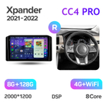 Teyes CC4 Pro 10,2" для Mitsubishi Xpander 2021-2022 (прав)