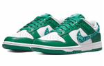 Кроссовки Nike Dunk Low Ess "Green Paisley" (Женская размерная сетка)