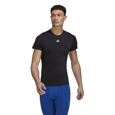 Мужское теннисное поло adidas Tech-Fit T-Shirt Men - Black