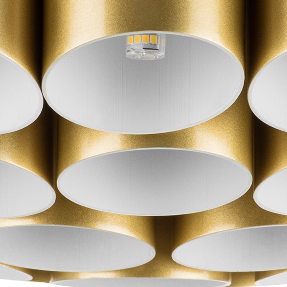 720402 Люстра SIENA 40х40W G9 ЗОЛОТО/БЕЛЫЙ