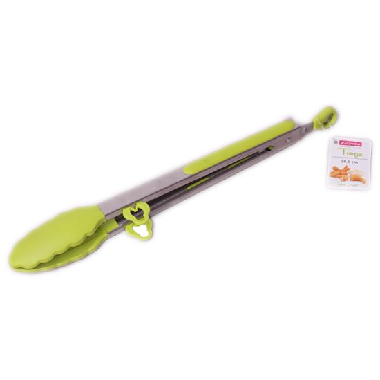 Щипцы силиконовые 30,5 см. Kamille КМ 7512 с ручками из нержавеющей стали