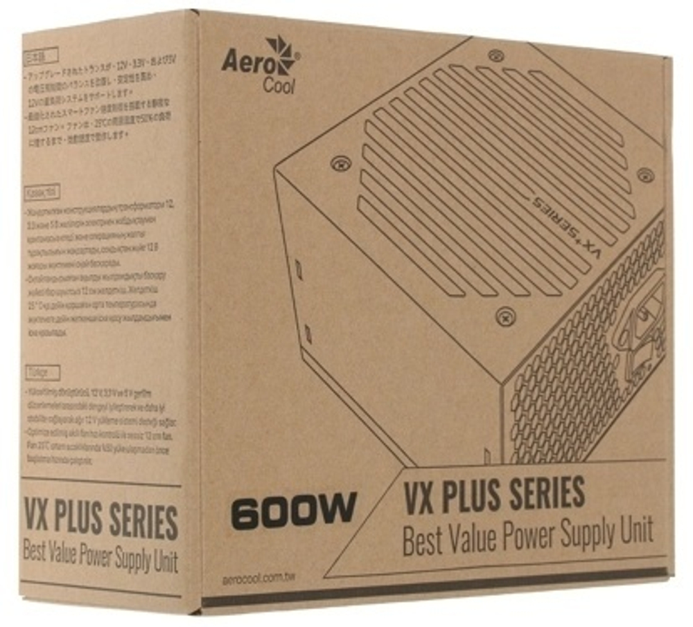 Блок питания AeroCool VX PLUS 600 600 Вт