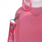 Фляжка силиконовая 700мл «Турист» с карабином