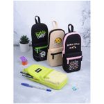 Пенал мягкий 1 отделение, 1 карман, 210*90*40 Berlingo "Football black", текстиль