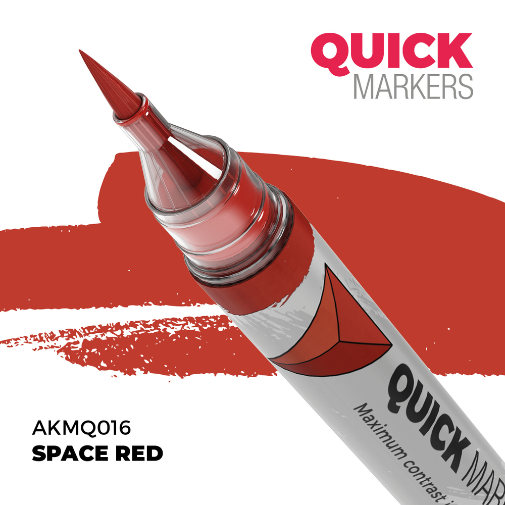 Акриловый маркер AK Interactive Quick Marker Space Red