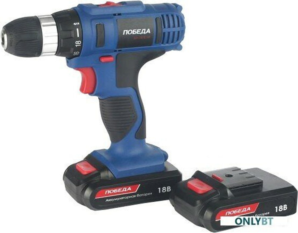 Аккумуляторная дрель-шуруповерт Победа ДА-18/2 Ли