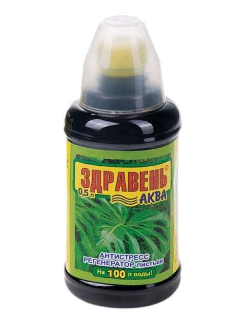 Здравень АКВА АНТИСТРЕСС регенератор листьев 0,5л