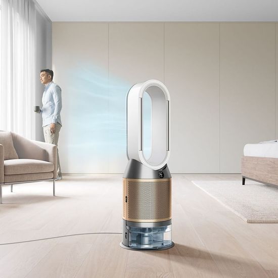 Очиститель/увлажнитель воздуха Dyson PH05 (белый/золото)