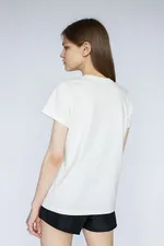 Футболка Logo Камень Женская Белая