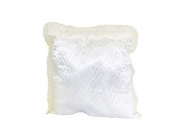 Подушка термостежка с кружевом