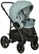 Детская коляска Indigo Indigo New 3 в 1 с автокреслом Avionaut Cosmo Grey In03 шалфей