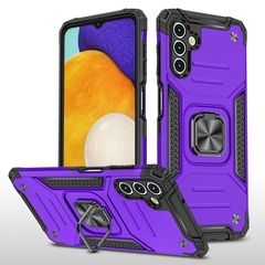 Противоударный чехол Strong Armour Case с кольцом для Samsung Galaxy A13 5G (Фиолетовый)