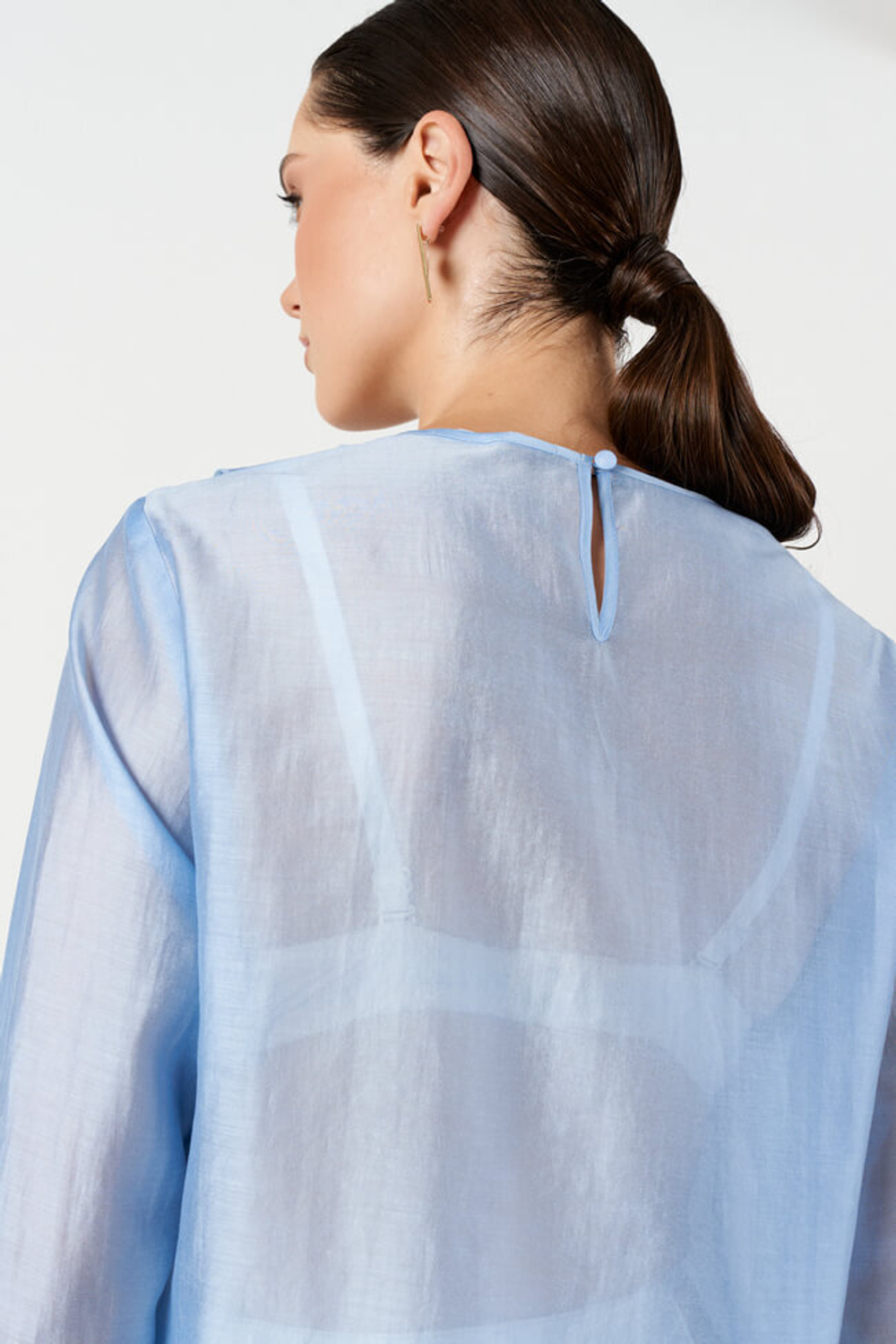 23218 Блузка женская (небесно-голубой)