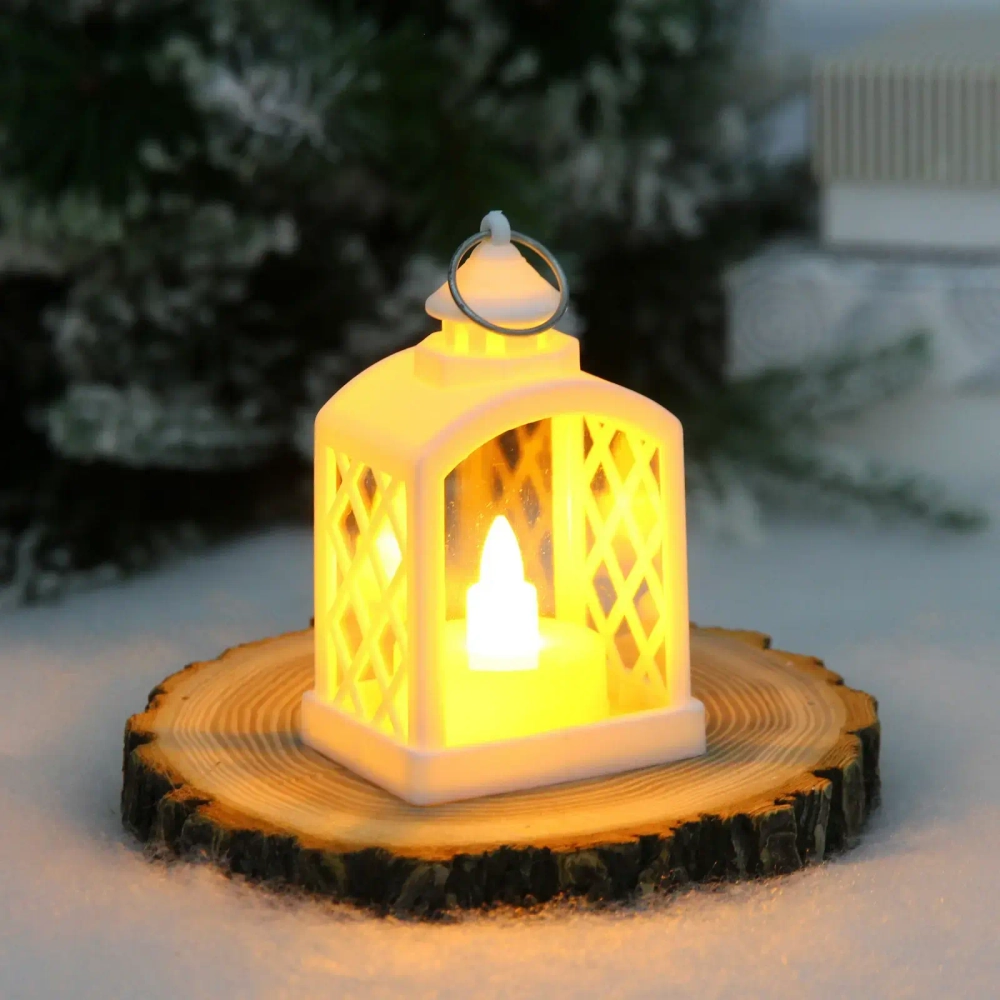 Сувенир с подсветкой «Уютный вечер» 5,5*9,5 см, Белый