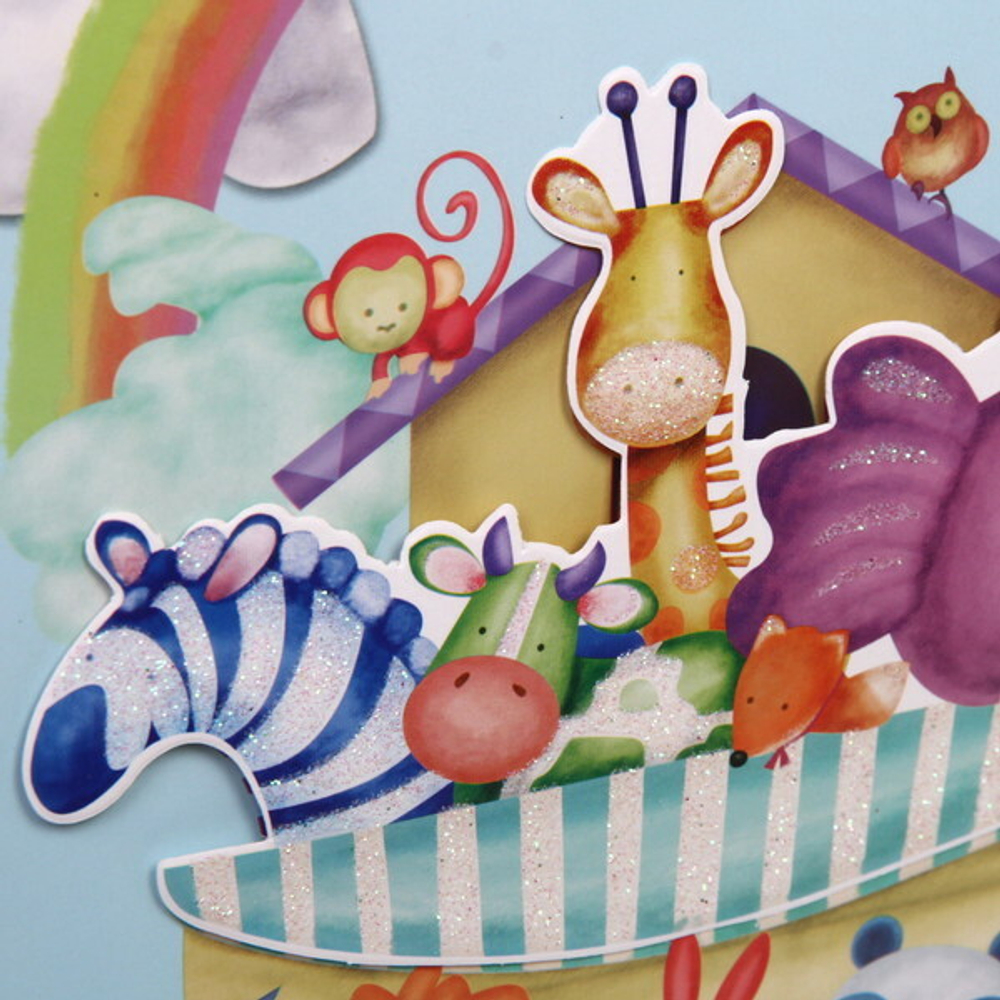 Пакет подарочный «Лодочка» 31х40 см, микс