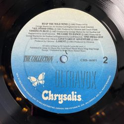 Винтажная виниловая пластинка LP Ultravox The Collection (Canada 1984)