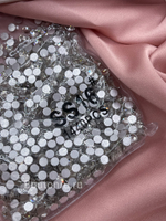 Стразы клеевые серебро холодная фиксация