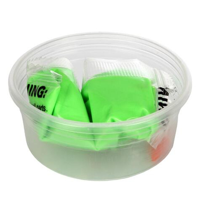 Лизун попрыгун, в комплекте нос, глаза, вес лизуна 20 г, 4 цвета микс, с-30777