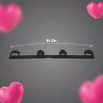 Черный фиксатор на щиколотки и запястья (Цвет: черный)