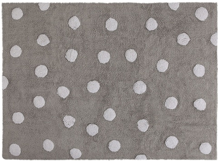 Ковер Lorena Canals Polka Dots Grey White (120 x 160 см)