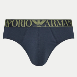 Набор мужских трусов брифов 3в1 темно-синие Emporio Armani 111734_4F726 64135