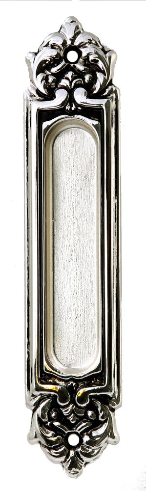 Ручка купе Extreza CLASSIC P601 натуральное полир. серебро + черный F24 (1шт)