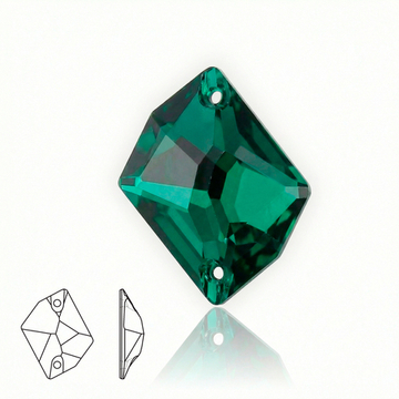 Пришивные стразы Cosmic Kong Green