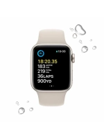 Apple Watch SE 2 GPS 44mm Starlight Sport Band - M/L
