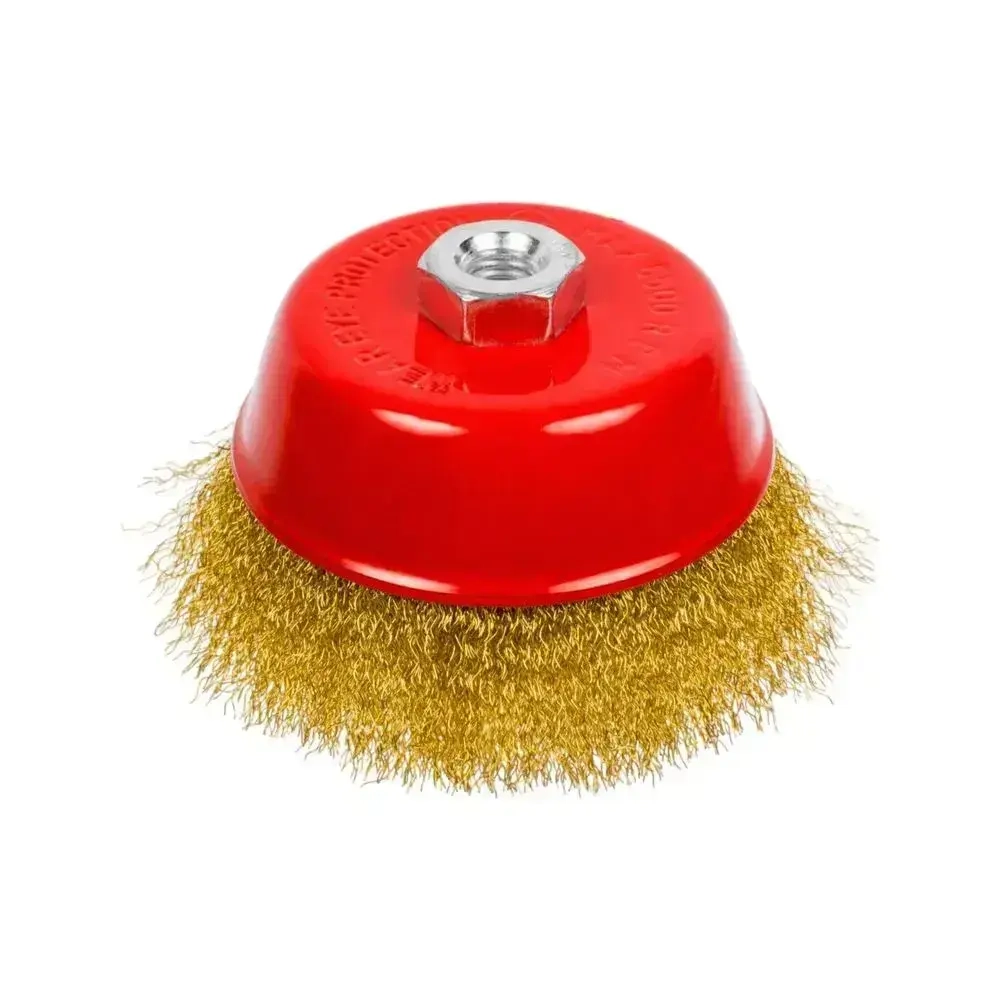 Щетки для УШМ (болгарки) 75мм, латунь, 4 шт