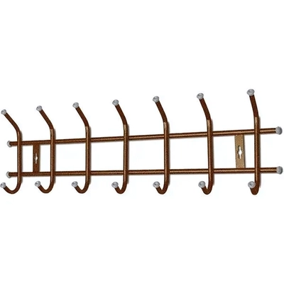Вешалка настенная 7 крючков, 695, Медный Антик, ВНТ7