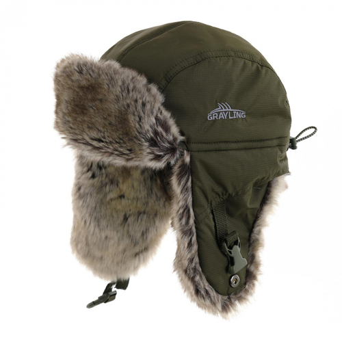 Шапка-ушанка Нельма NEW (таслан, хаки) Новатекс