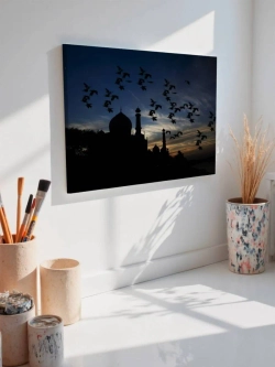 Картина на стену 40 X 50 Птицы и храм