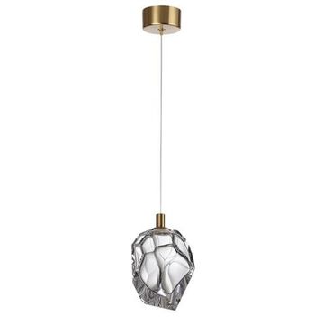 7114/4LB L-VISION ODL25 Подвесной светильник прозрачное  стекло/металл IP20 LED 4W 300Лм 3000K 200° 220V GEMME