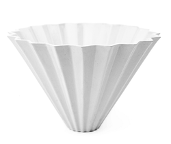 Воронка керамическая Origami Rise, на 3-4 чашки, белая