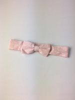 Повязка на голову в горошек на 0-3 месяца