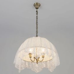 Citilux Базель CL407134 Люстра подвесная с абажуром Кружево