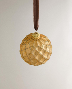 ZARA HOME ЕЛОЧНЫЙ ШАР, ЗОЛОТИСТЫЙ