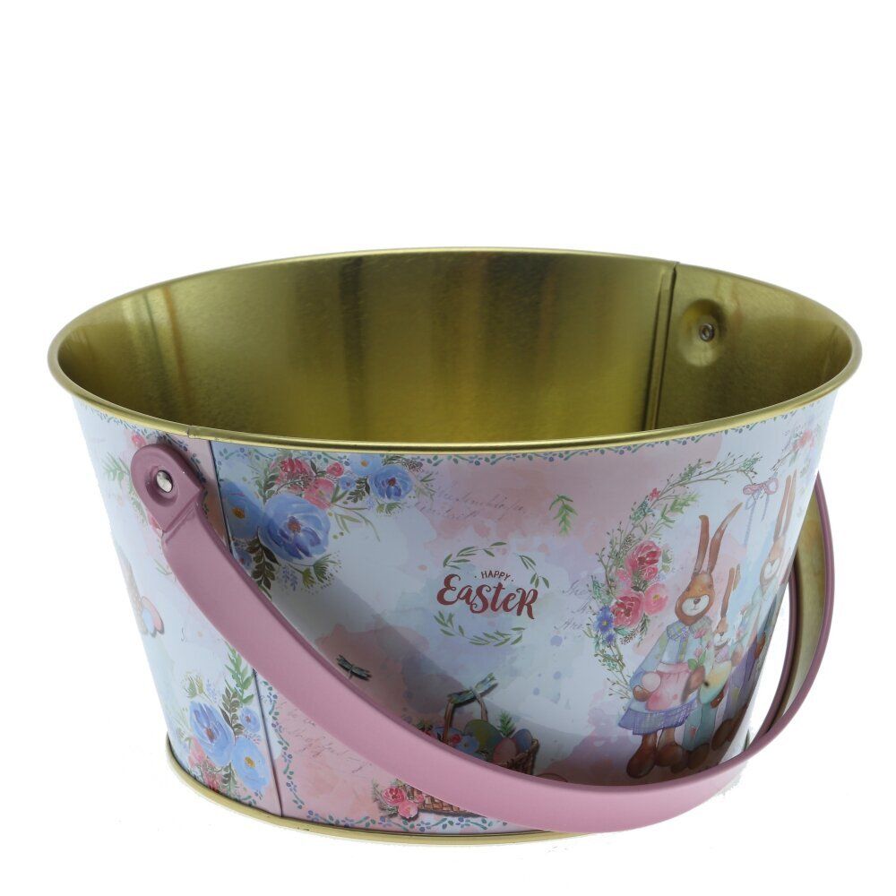 GAEM Изделие декоративное "Ведерко пасхальное", L19,5 W19 H10,5 см