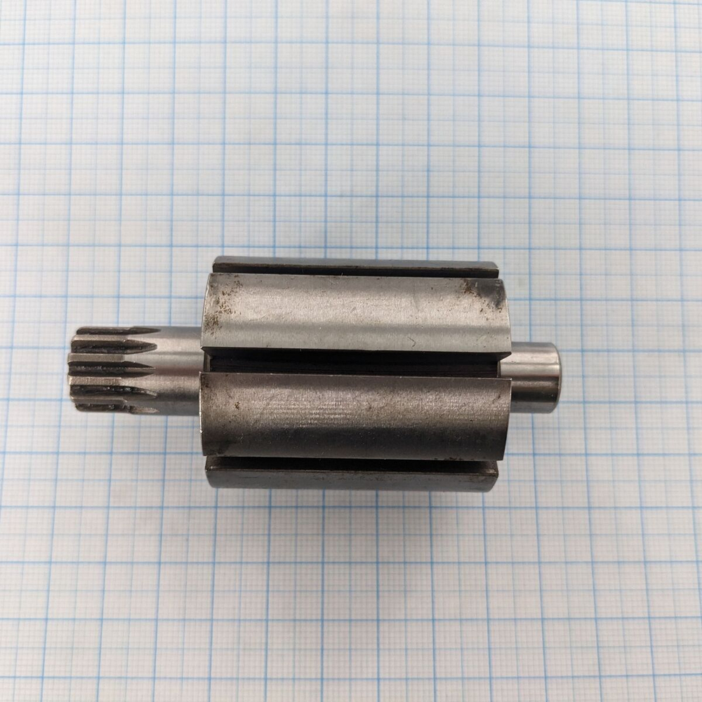 OPT-PW2050-15 Ротор пневмодвигателя 80х38,5х38,5 мм для гайковерта OPT-PW2050