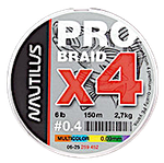 Шнур Nautilus Pro Brain X4 Multicolour 150м -