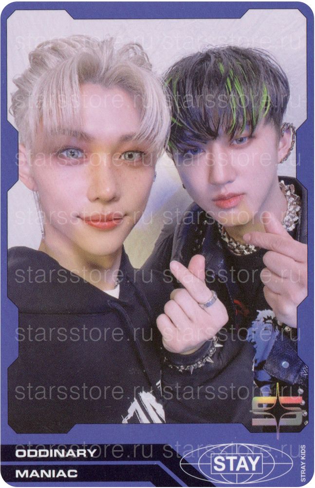 Фотокарта Felix &amp; Changbin Stray Kids - [ODDINARY]