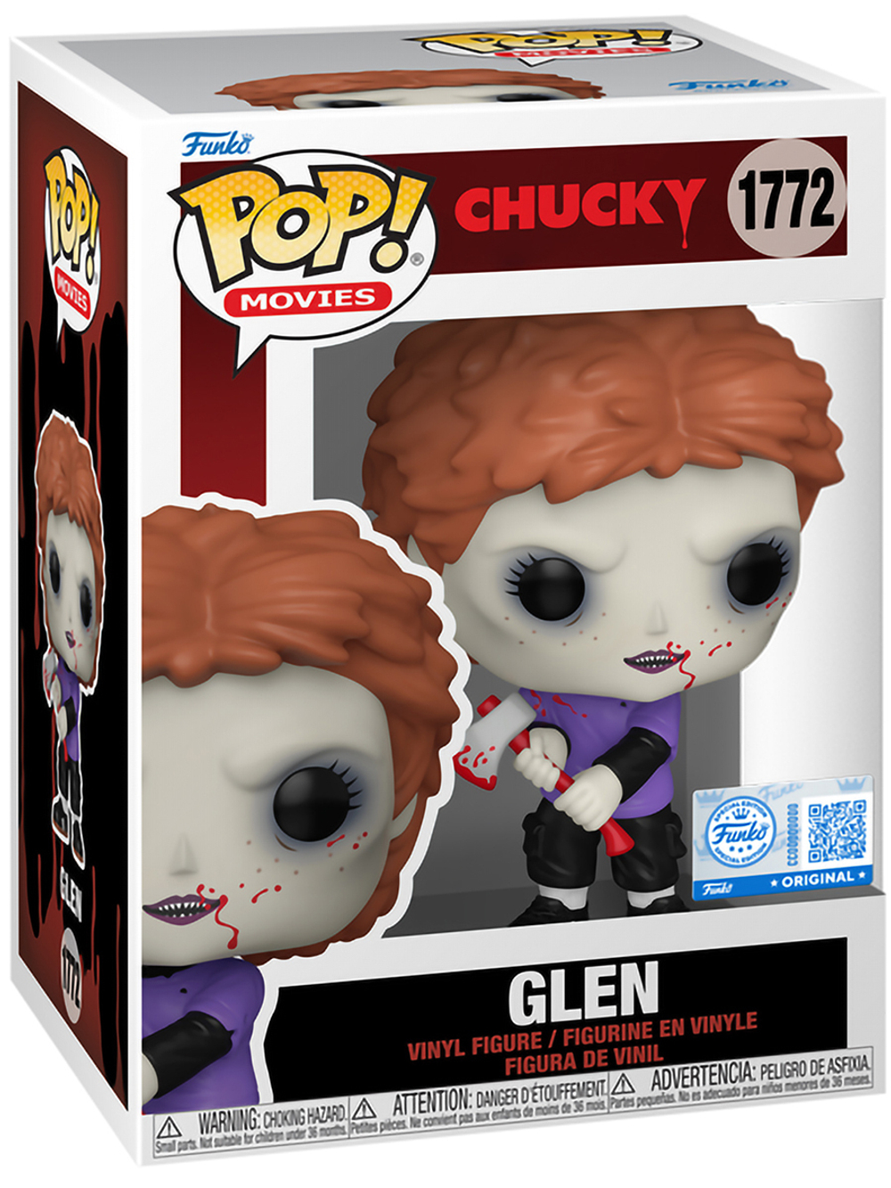 Фигурка Funko POP! Movies Seed of Chucky Glen w/Axe (Exc) (1772) 87167