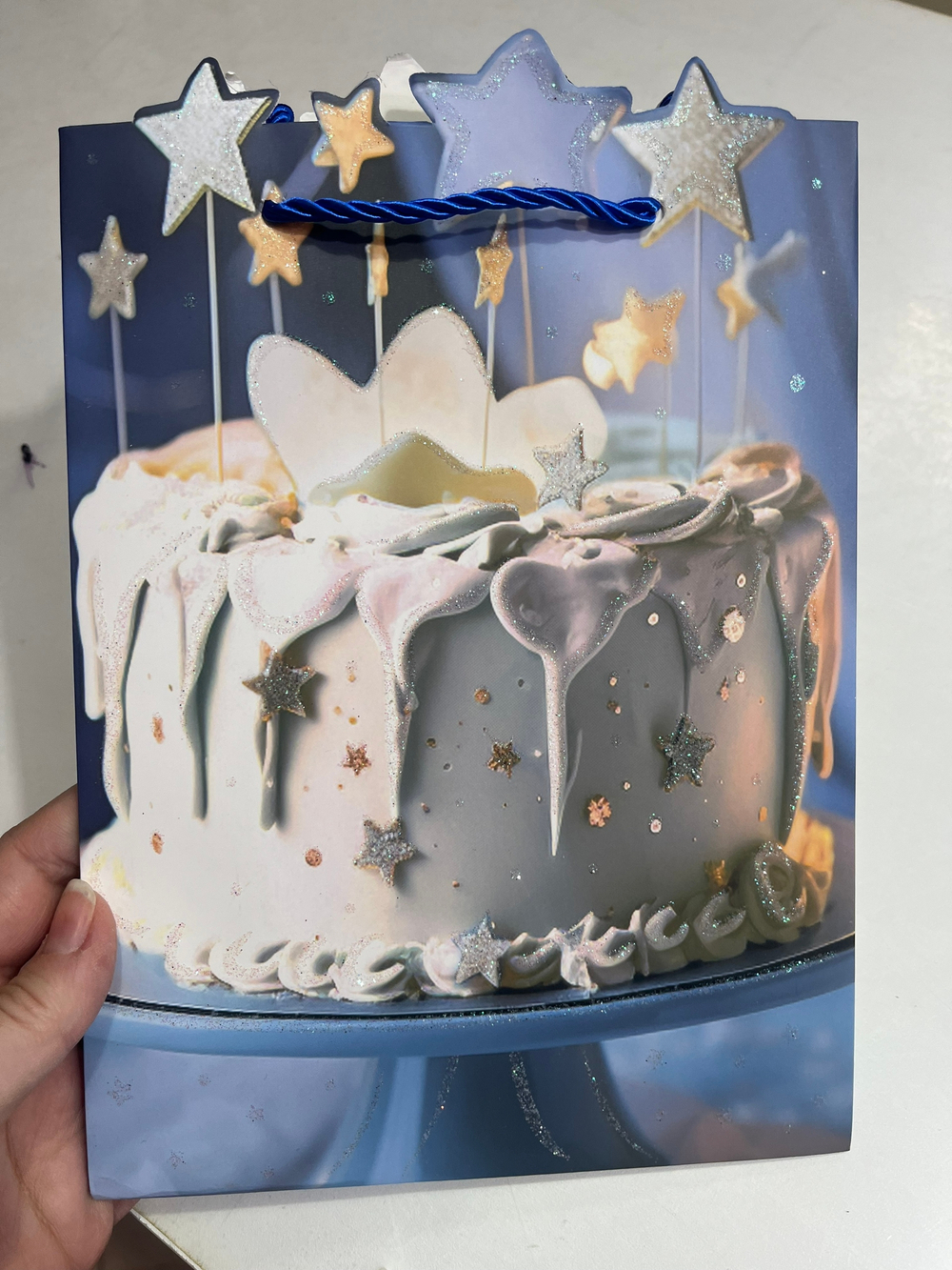 Пакет 18х24х8,5см Торт со свечами 141V-869