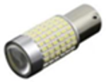 Светодиод 12V T25  144SMD WHITE LENS 7.5W 1но конт 18+126смд GS0005