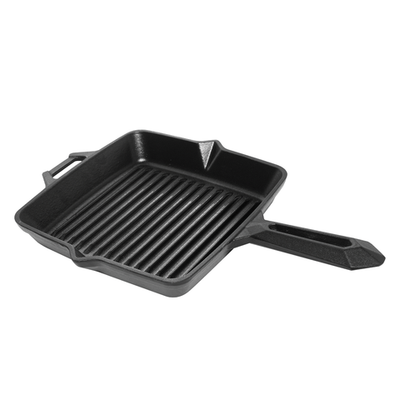 Сковорода-гриль чугун, 24.8 см, антиприг, Forester, CI-04