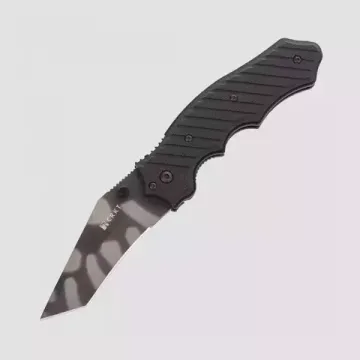 Складной нож CRKT полуавтоматический Triumph Tiger Stripe CR/1030TS c клинком из стали AUS-8, рукоять G10