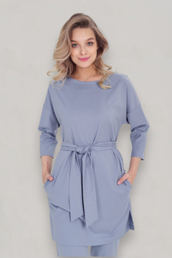 Блуза медицинская женская | Бл-365 3/4 либерти люкс