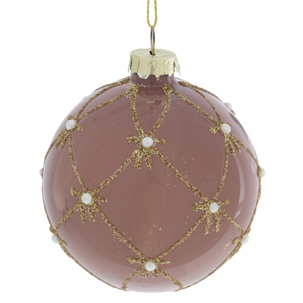GAEM Набор из 12шт Украшение новогоднее "Шар", D 8 см, L35 W25 H8,5 см